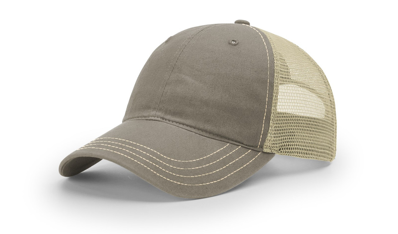 Richardson Garment Washed Trucker - 111 Driftwood/Khaki