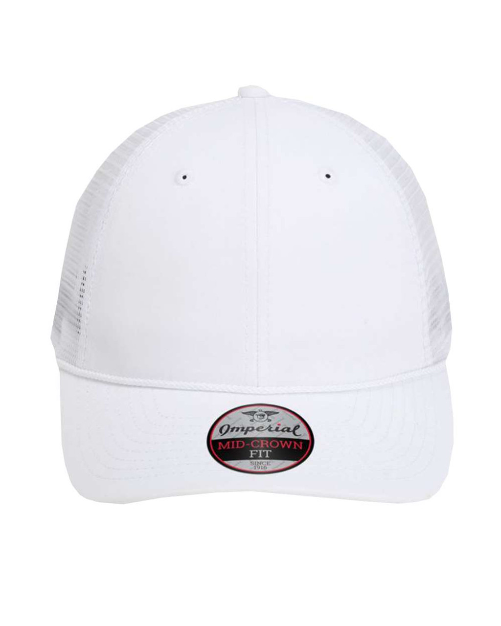 The Night Owl Performance Rope Cap - 7055 White/ White