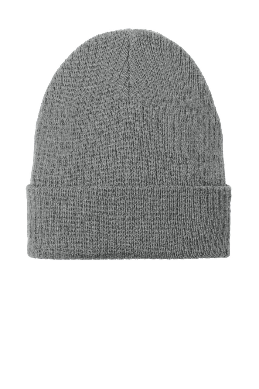 Port Authority® C-FREE™ Recycled Beanie C880 Smoke Grey