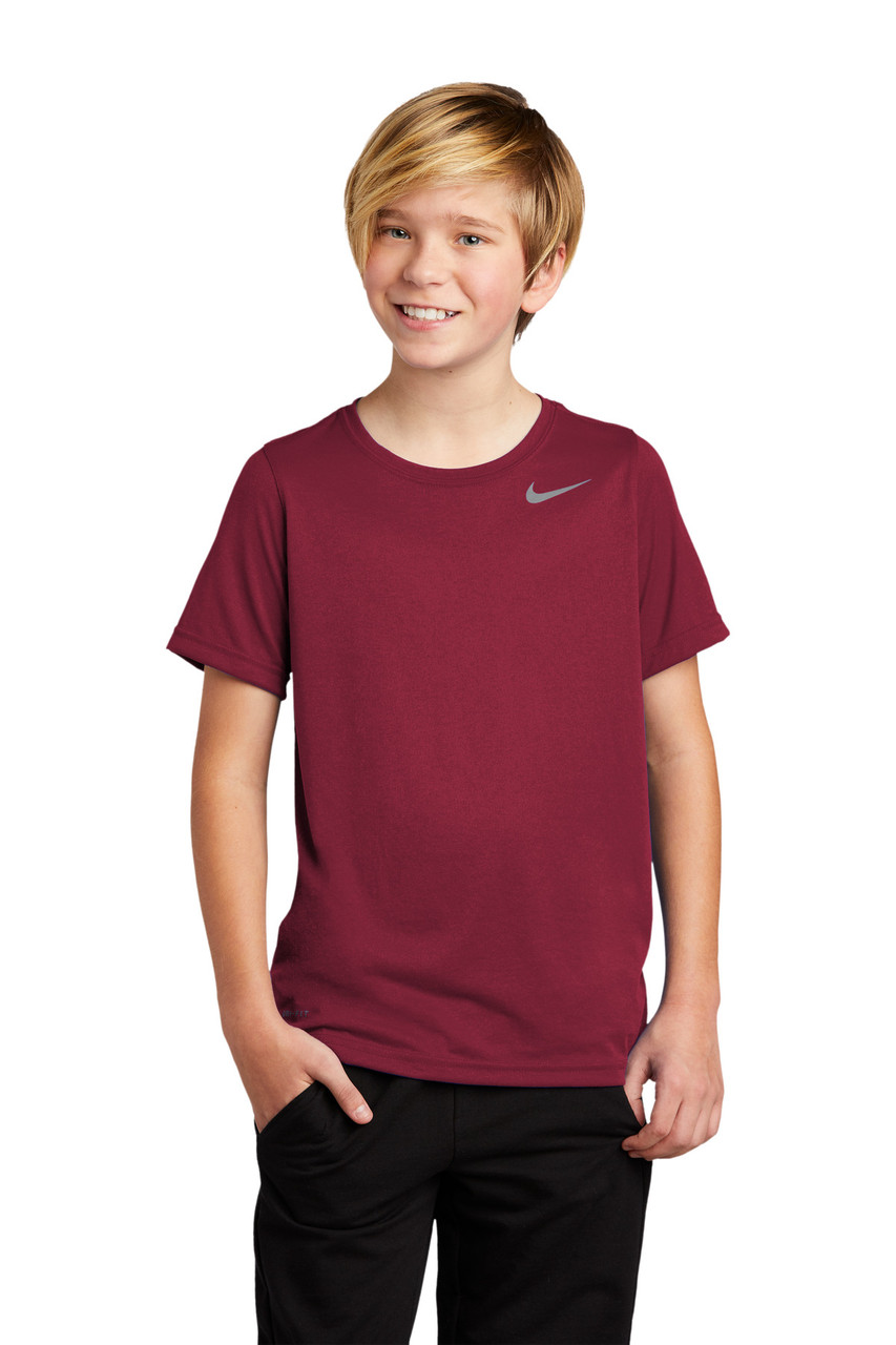 Nike Youth Team rLegend Tee DV7317 Team Maroon