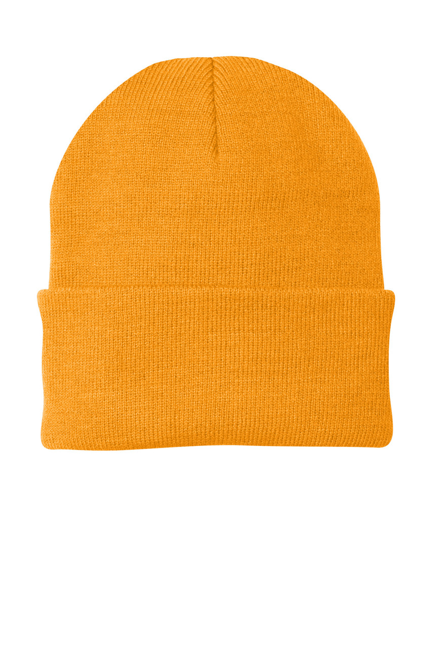 Port & Co™ Knit Cap.  CP90 Athletic Gold Port & Co™ Knit Cap.  CP90 Athletic Gold