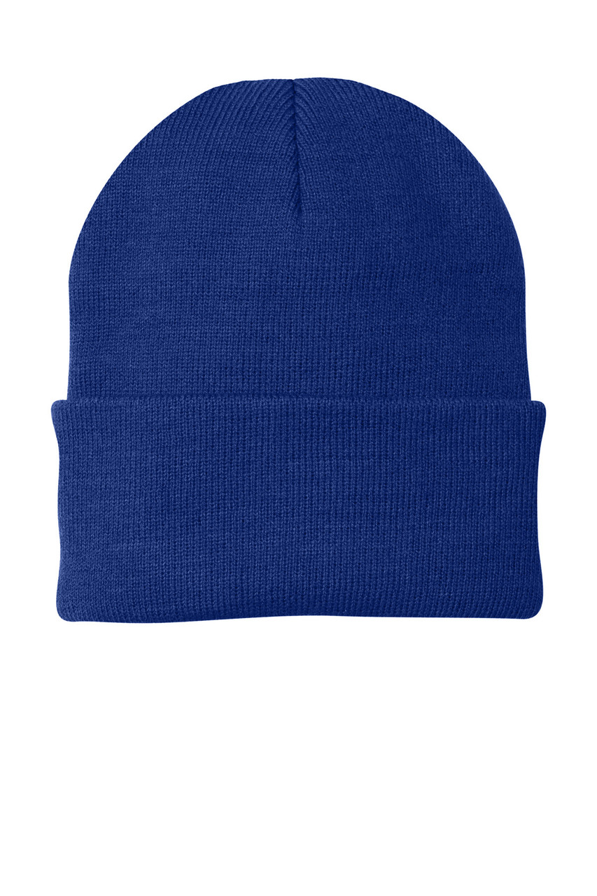 Port & Co™ Knit Cap.  CP90 Athletic Royal Port & Co™ Knit Cap.  CP90 Athletic Royal