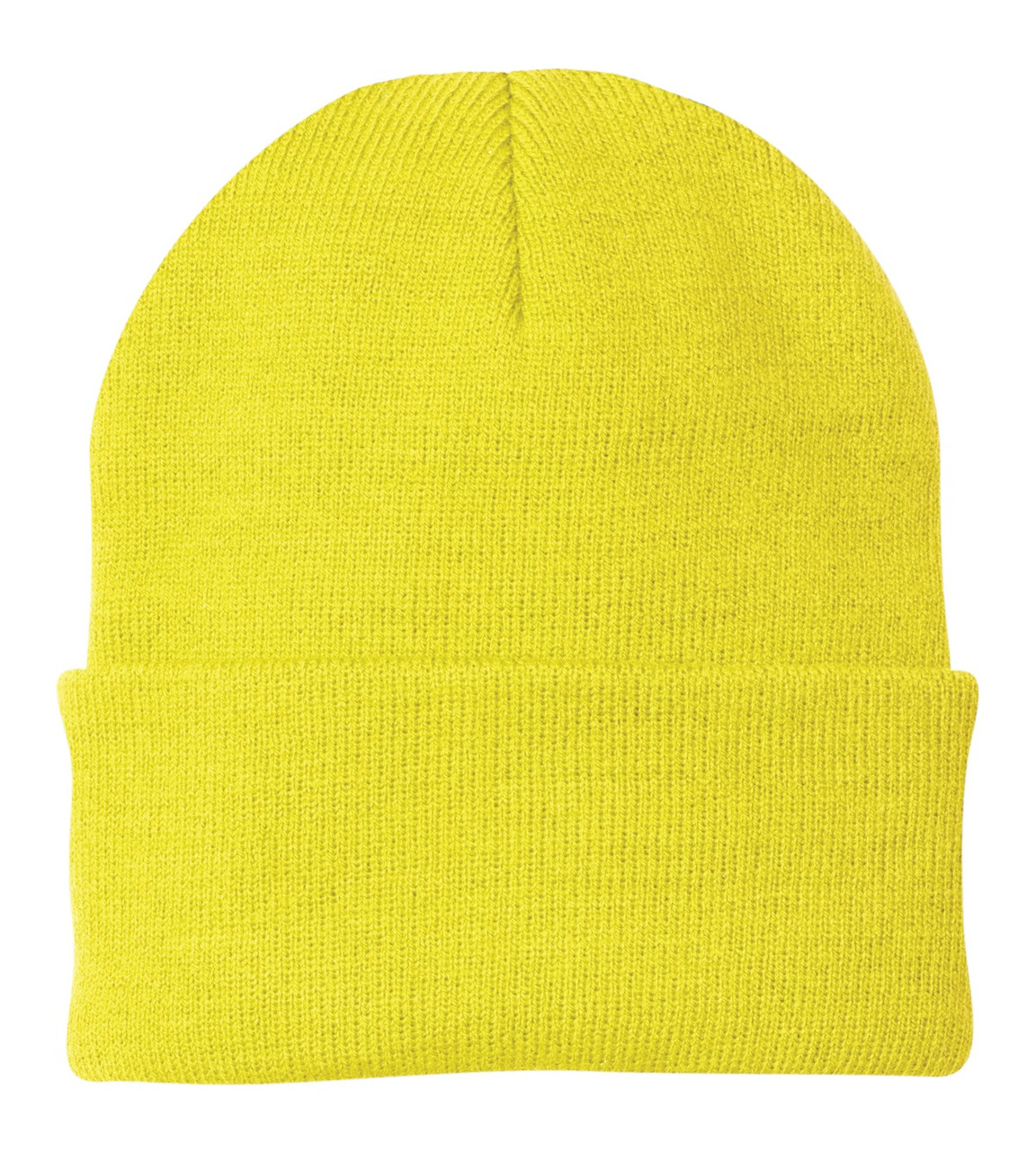 Port & Co™ Knit Cap.  CP90 Neon Yellow Port & Co™ Knit Cap.  CP90 Neon Yellow