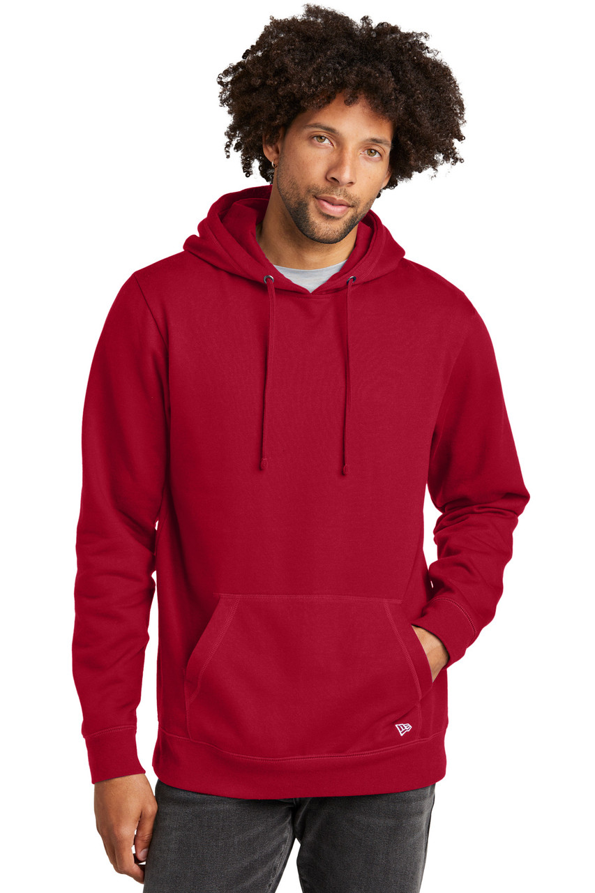 New Era® Comeback Fleece Pullover Hoodie NEA550 Crimson