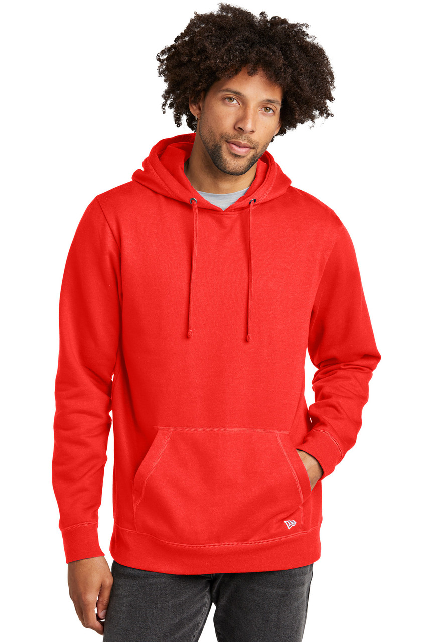 New Era® Comeback Fleece Pullover Hoodie NEA550 Deep Orange