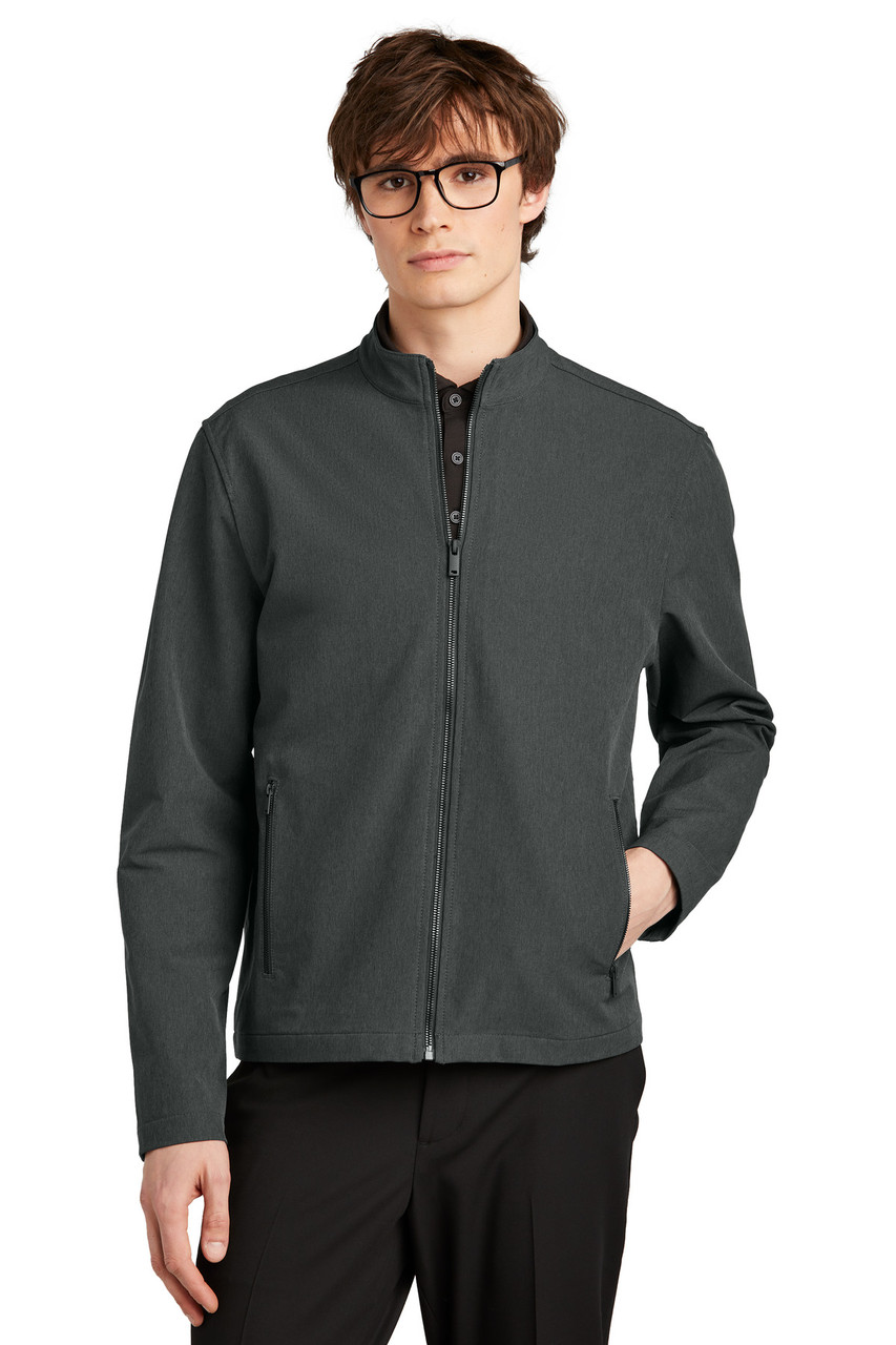 Mercer+Mettle™ Stretch Soft Shell Jacket MM7102 Anchor Grey Heather