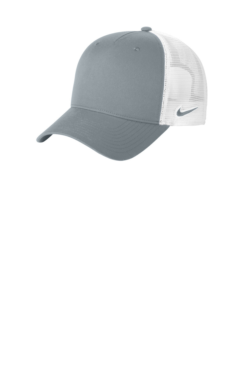 Nike Snapback Mesh Trucker Cap NKFN9893 Cool Grey/ White