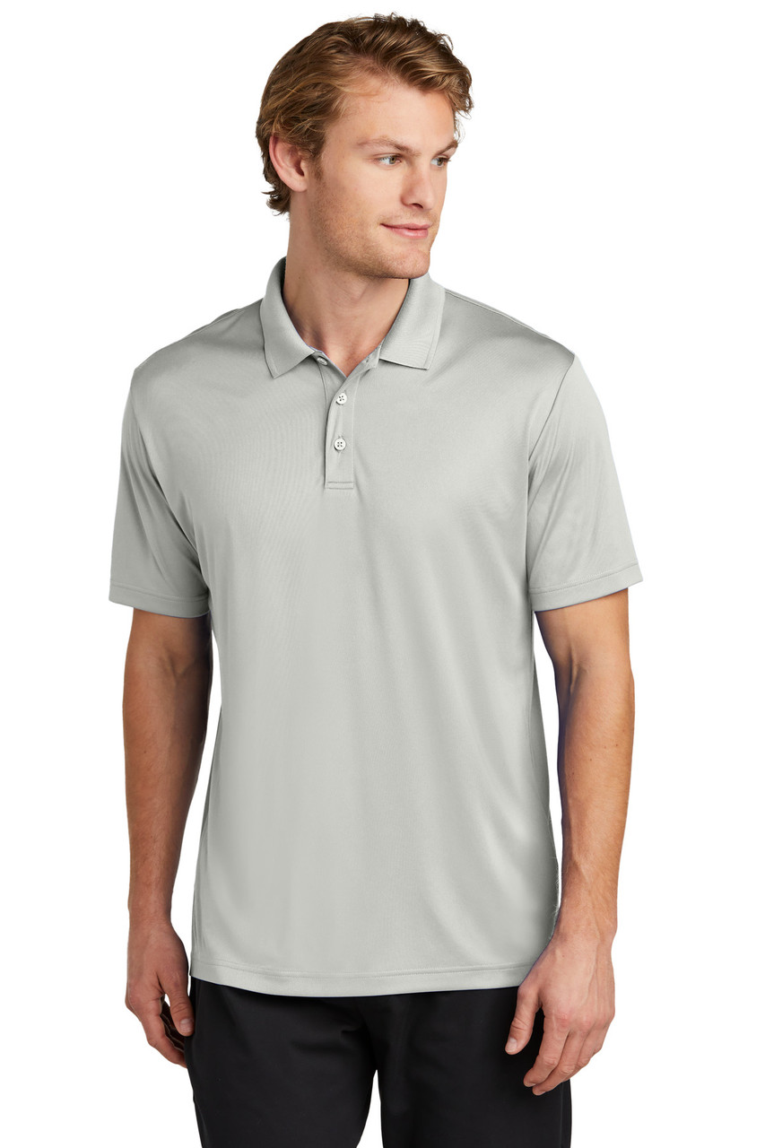 Sport-Tek® PosiCharge® Re-Compete Polo ST725 Silver