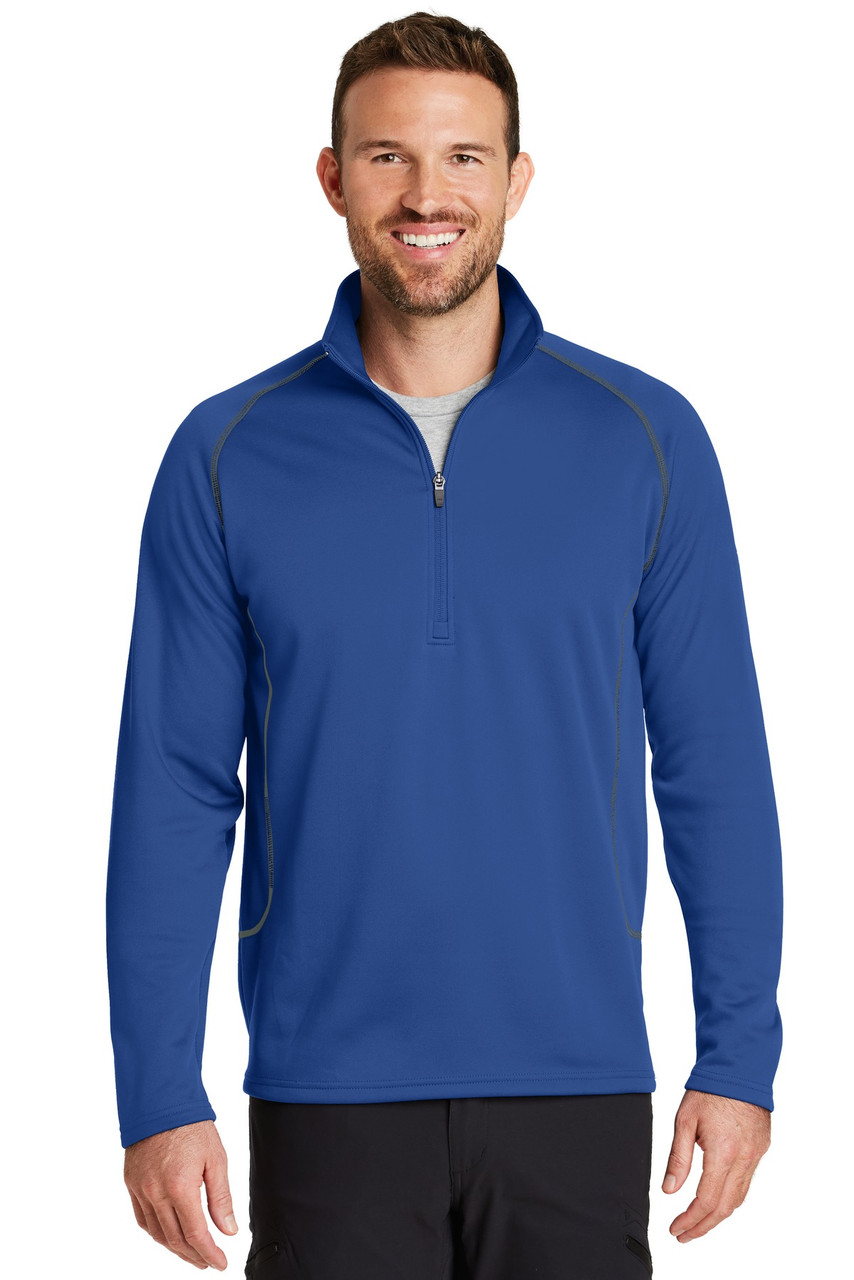Eddie Bauer® Smooth Fleece 1/2-Zip. EB236 Cobalt Blue