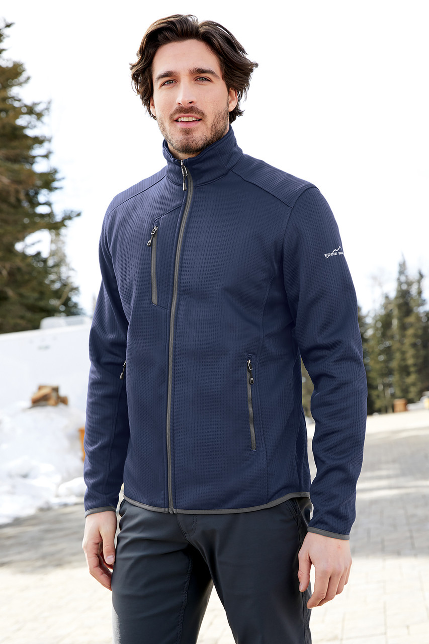 Eddie Bauer ® Dash Full-Zip Fleece Jacket. EB242 River Blue Navy  Lifestyle