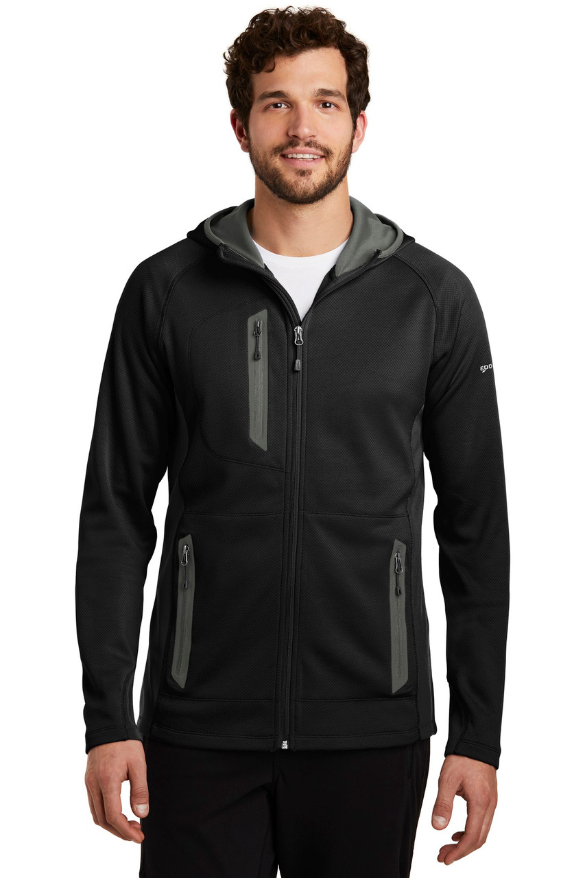 Eddie Bauer ® Sport Hooded Full-Zip Fleece Jacket. EB244 Black XS