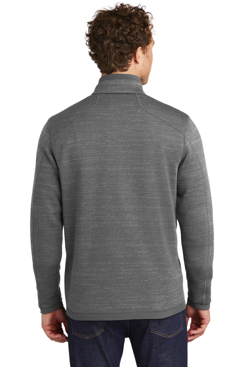 Eddie Bauer ® Sweater Fleece 1/4-Zip. EB254 Dark Grey Heather Back