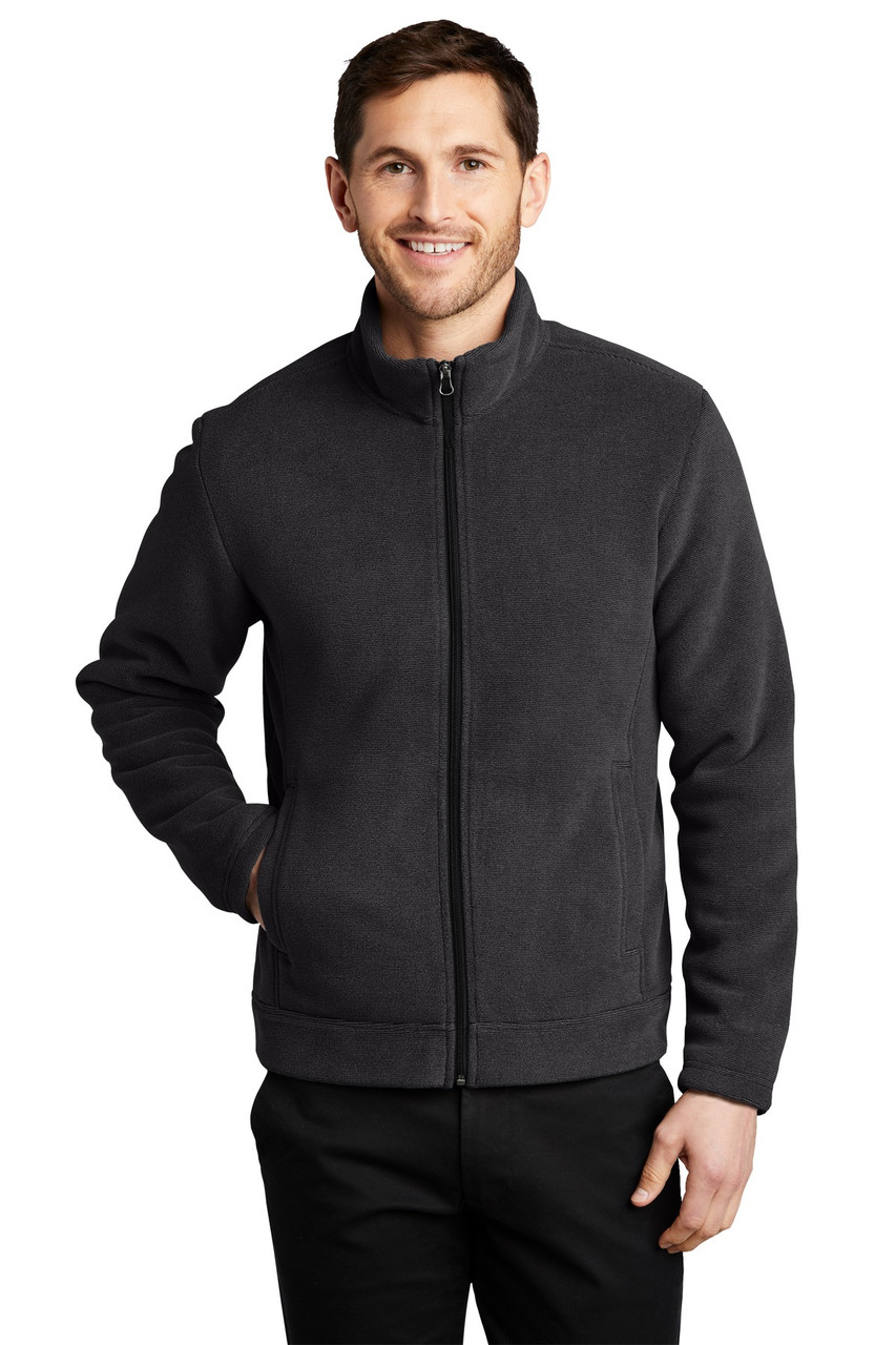 Port Authority ® Ultra Warm Brushed Fleece Jacket. F211 Graphite/ Deep Black