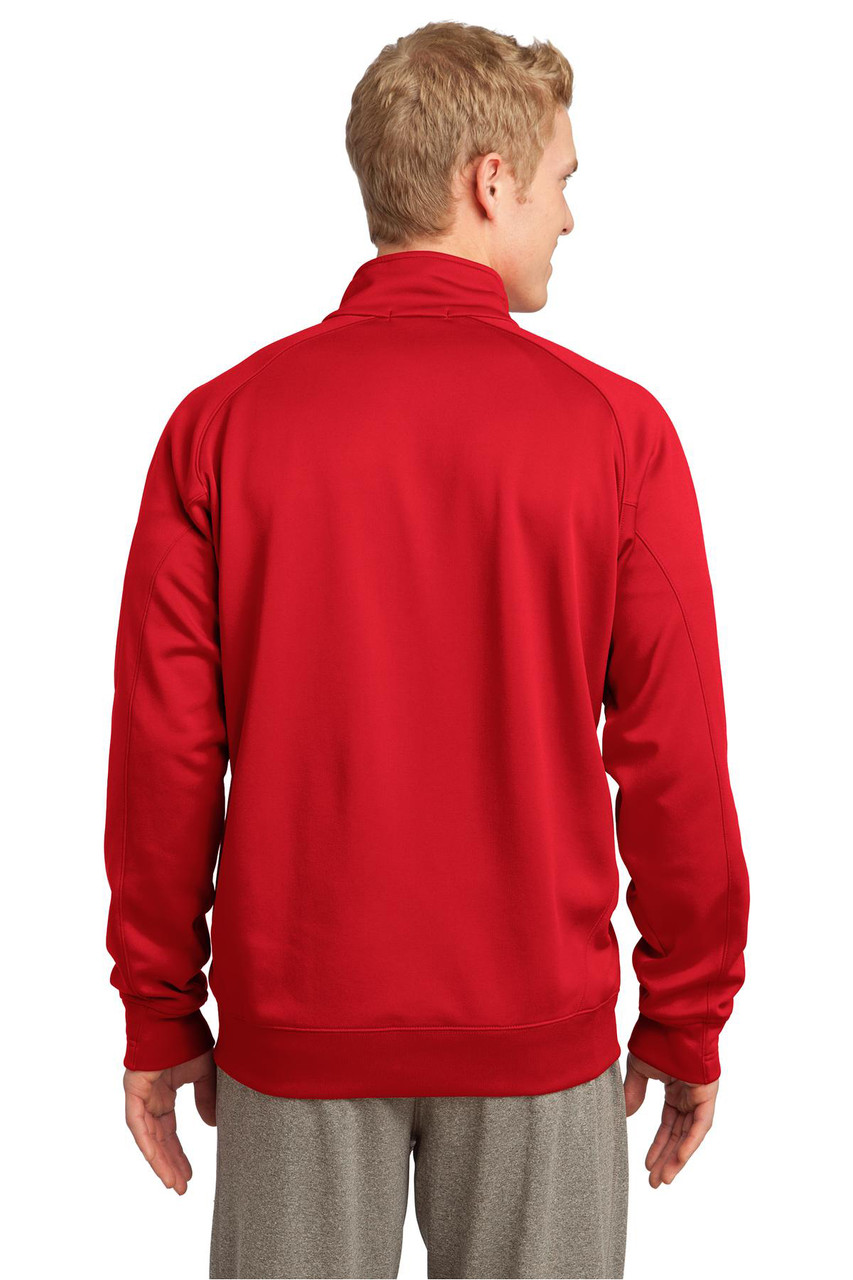 Sport-Tek® Tech Fleece 1/4-Zip Pullover. F247 True Red Back