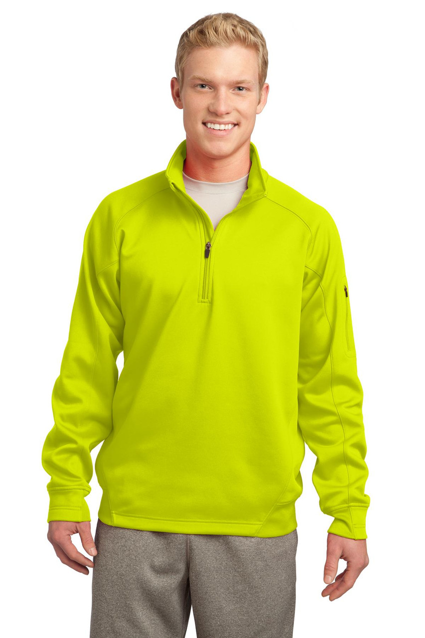 Sport-Tek® Tech Fleece 1/4-Zip Pullover. F247 Citron