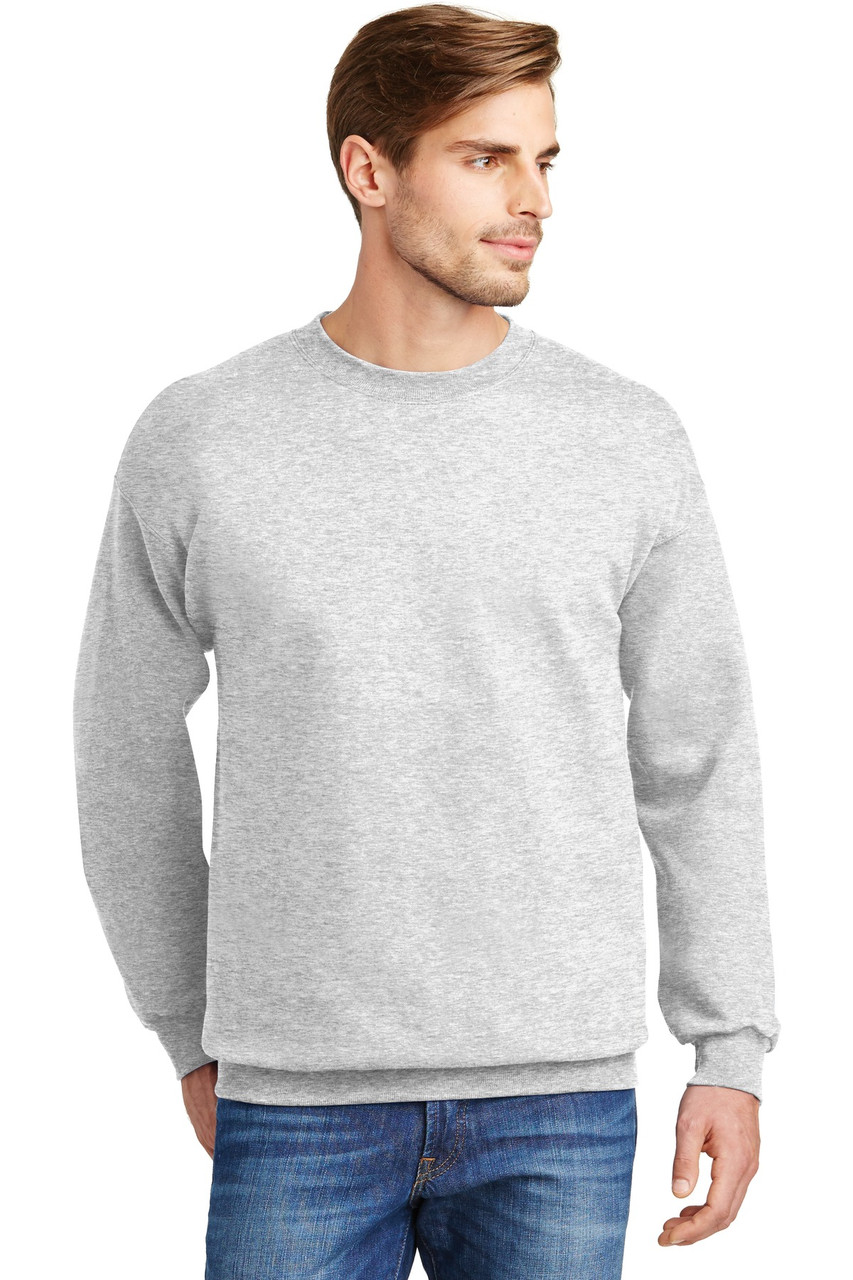 Hanes® Ultimate Cotton® - Crewneck Sweatshirt.  F260 Ash