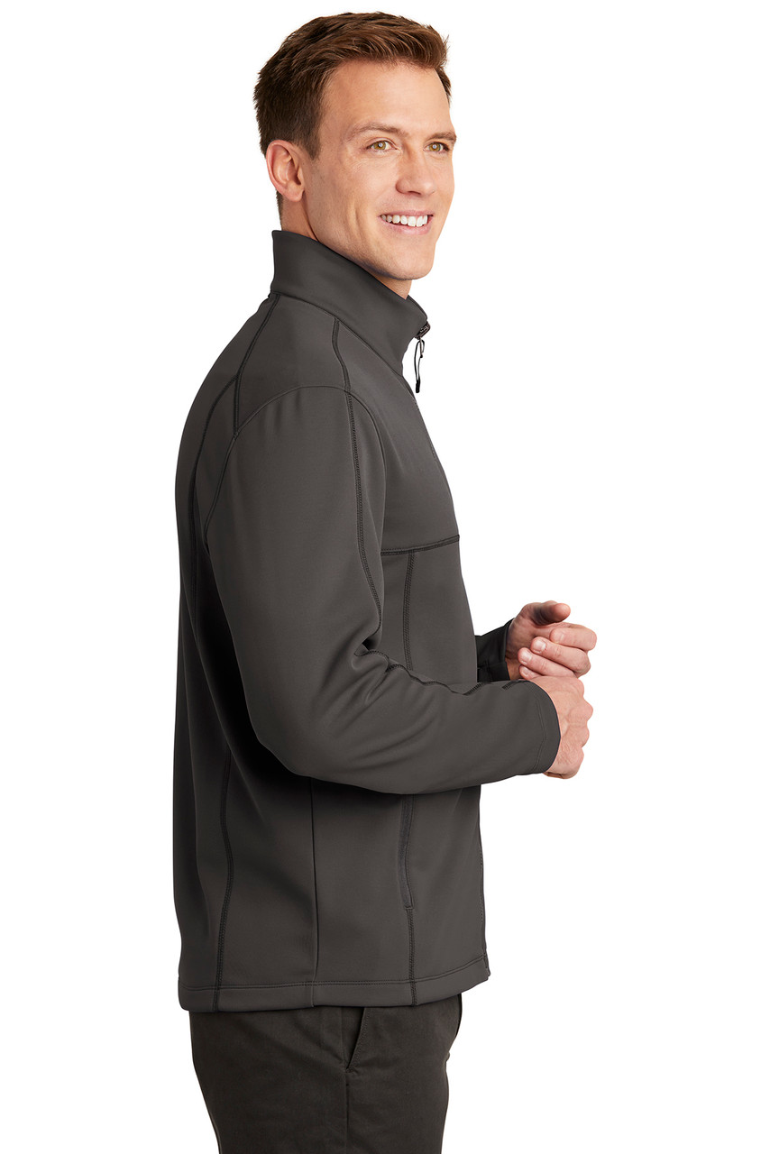 Port Authority ® Collective Smooth Fleece Jacket. F904 Graphite Side