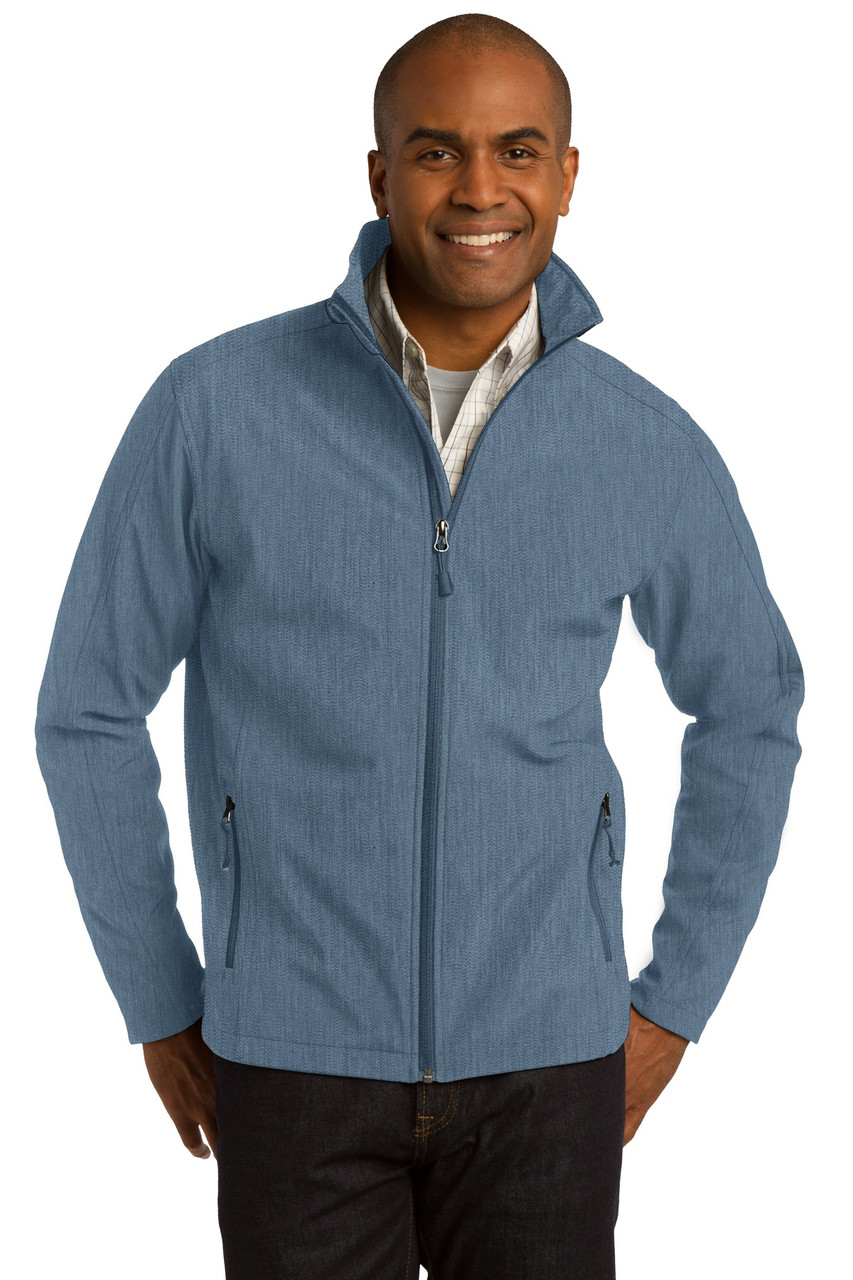 Port Authority® Core Soft Shell Jacket. J317 Navy Heather XS