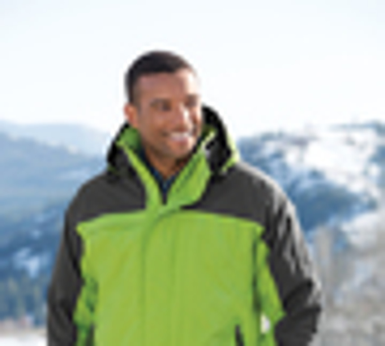 Port Authority® Nootka Jacket.  J792 Bright Pistachio/ Graphite Lifestyle