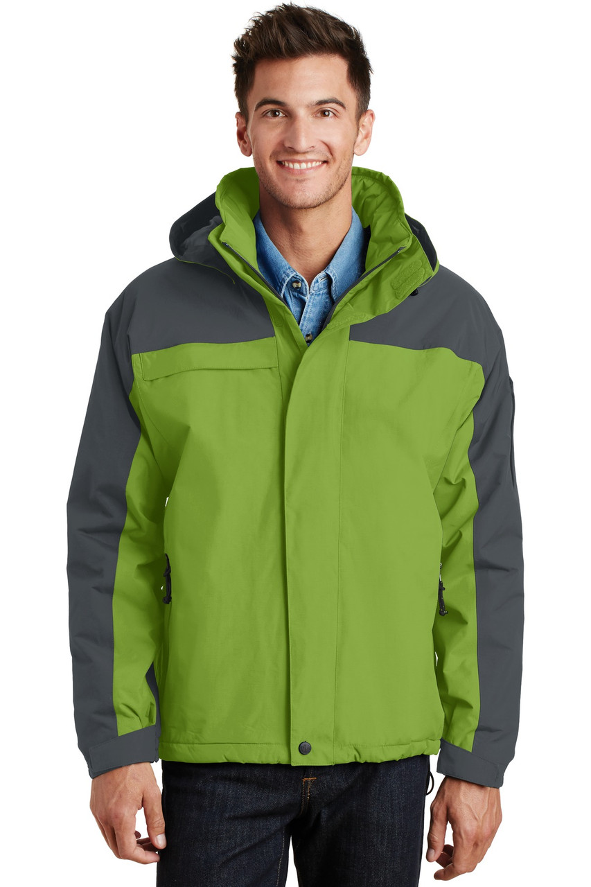 Port Authority® Nootka Jacket.  J792 Bright Pistachio/ Graphite