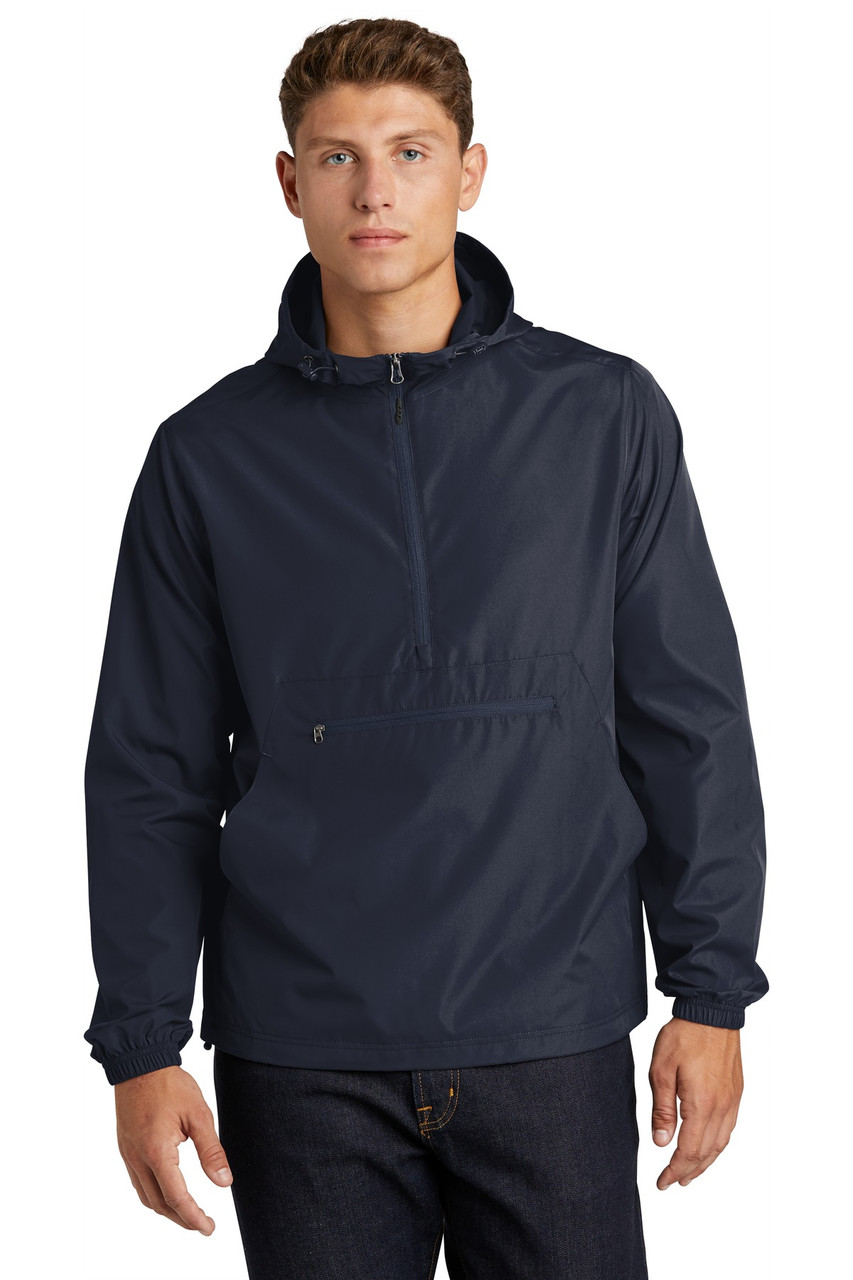 Sport-Tek ® Packable Anorak. JST66 True Navy XS