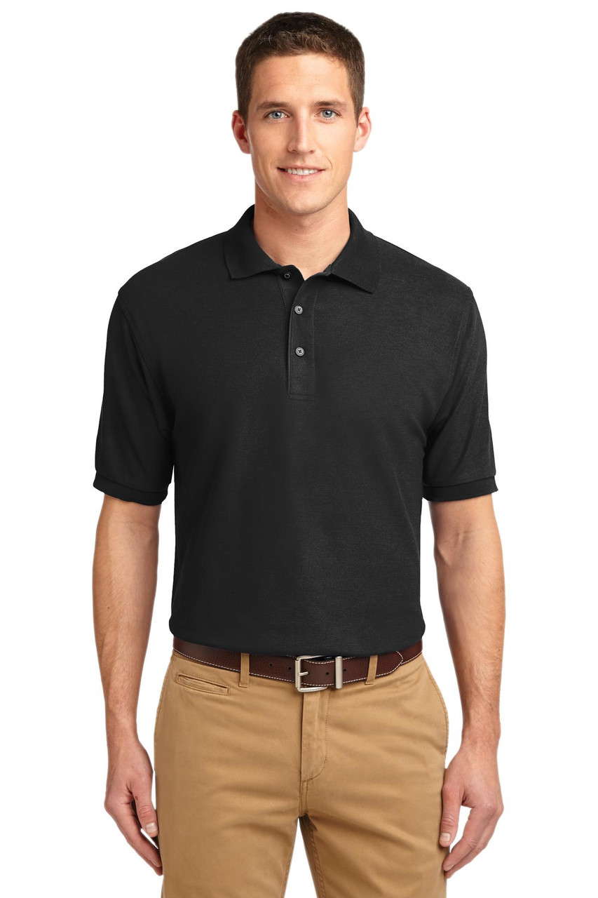 Port Authority® Silk Touch™ Polo K500 Black