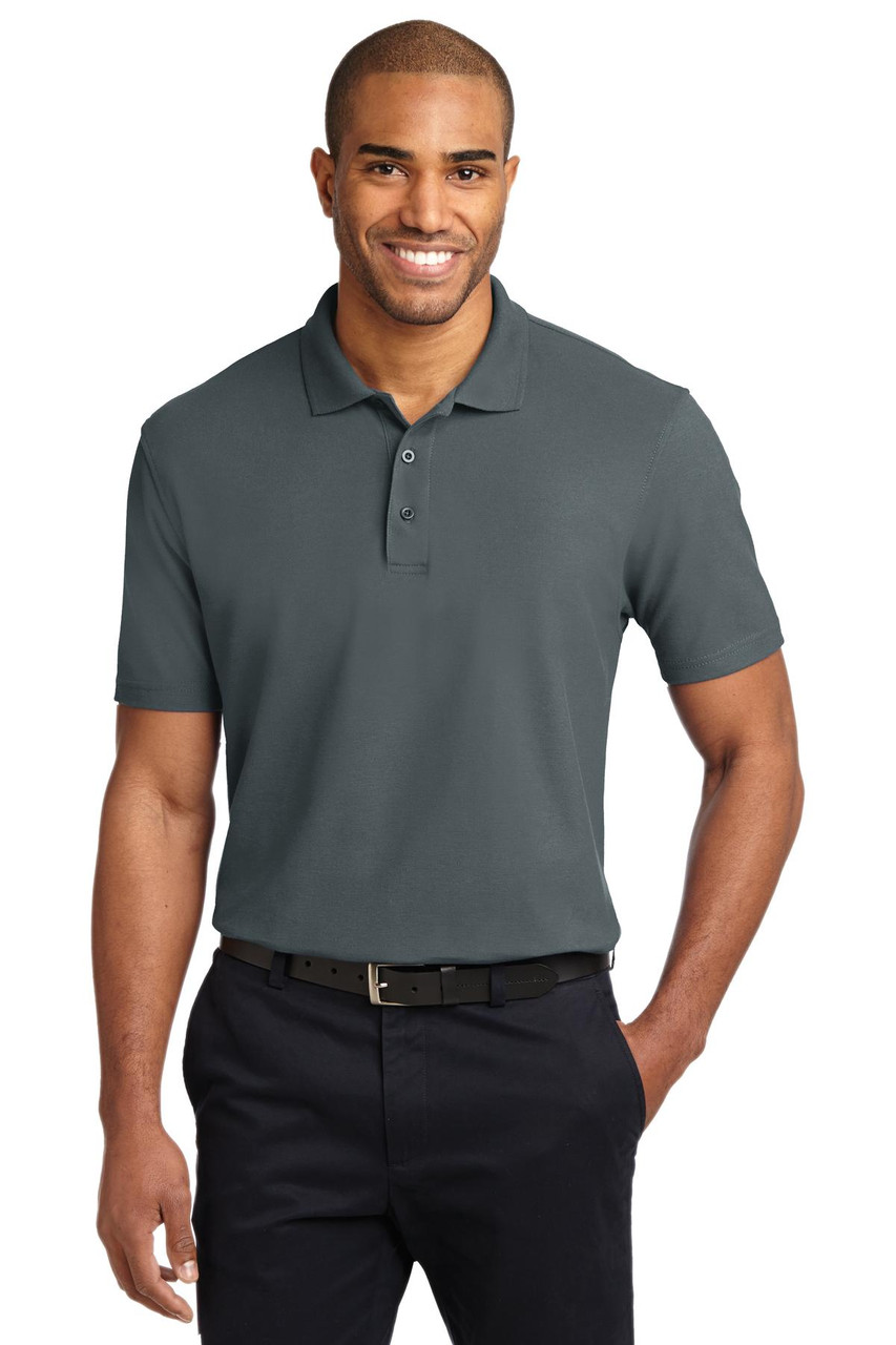 Port Authority® Stain-Release Polo. K510 Steel Grey