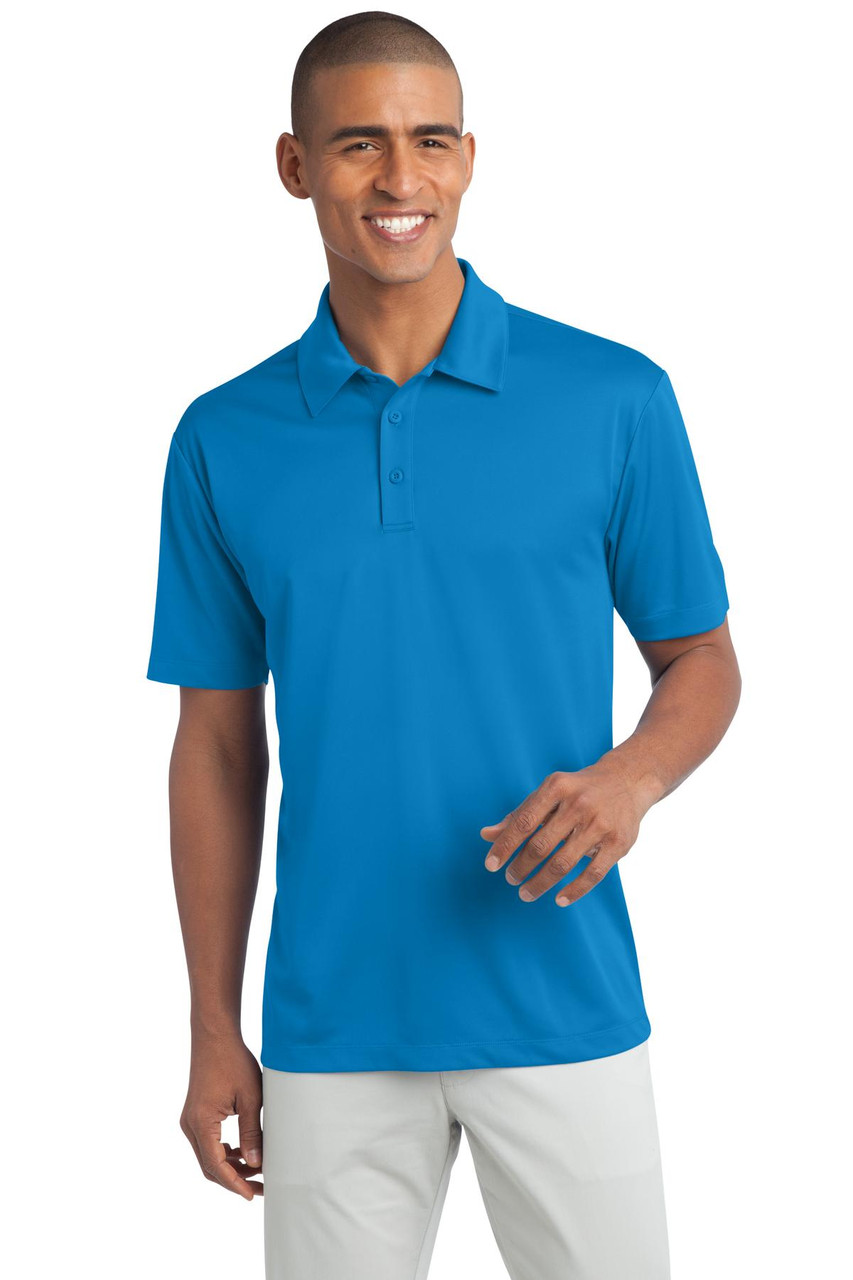 Port Authority® Silk Touch™ Performance Polo. K540 Brilliant Blue