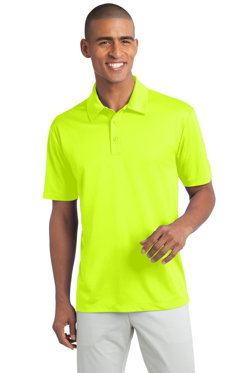 Port Authority® Silk Touch™ Performance Polo. K540 Neon Yellow