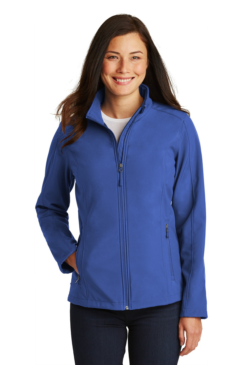 Port Authority® Ladies Core Soft Shell Jacket. L317 True Royal XS