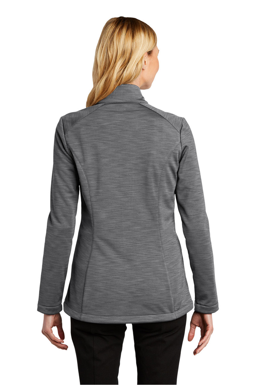 Port Authority ® Ladies Stream Soft Shell Jacket. L339 Graphite Heather Back