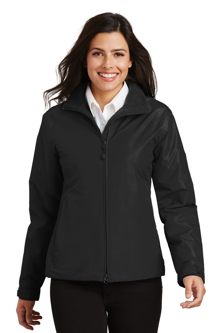 Port Authority® Ladies Challenger™ Jacket. L354 True Black/ True Black
