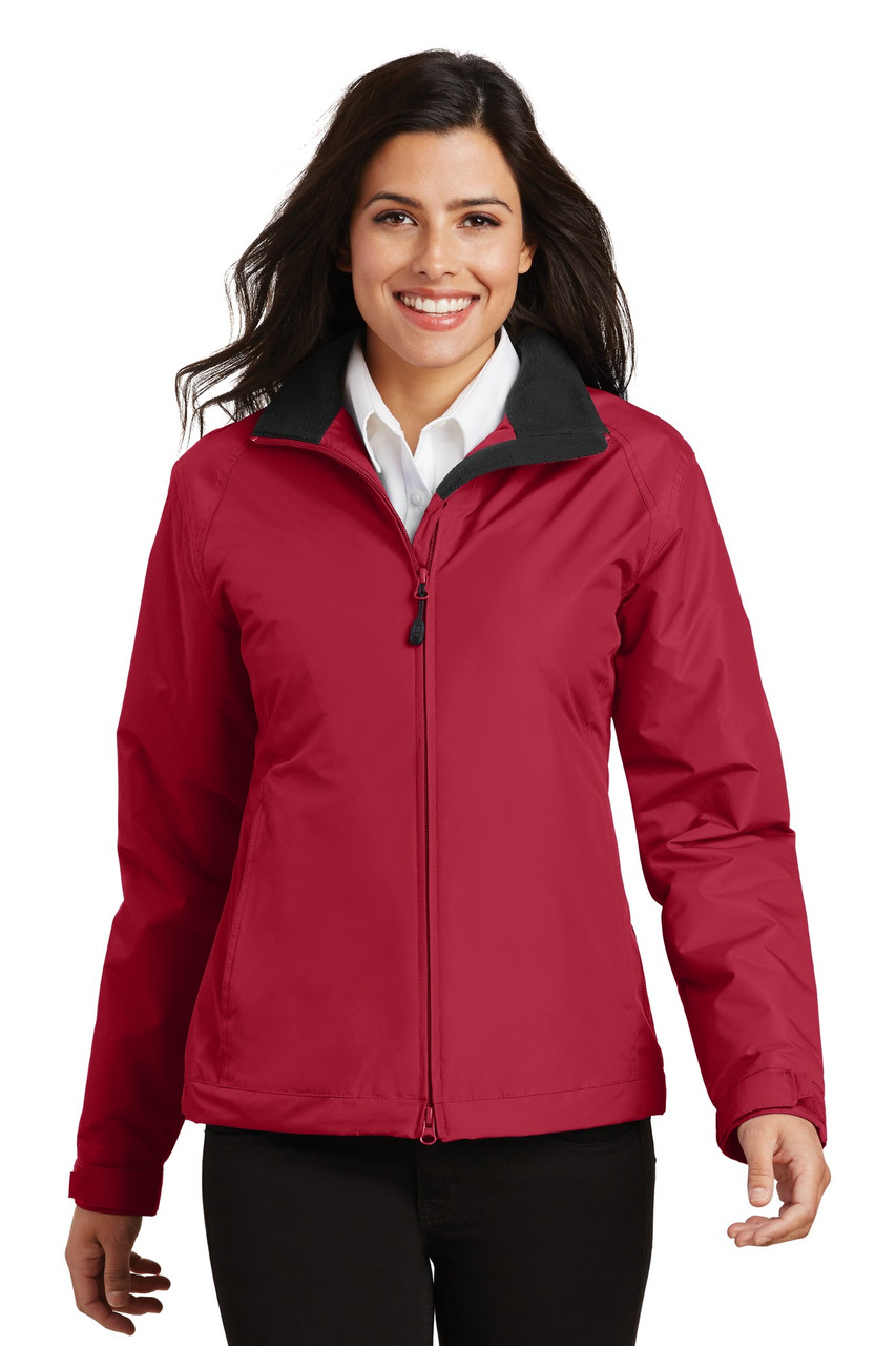 Port Authority® Ladies Challenger™ Jacket. L354 True Red/ True Black