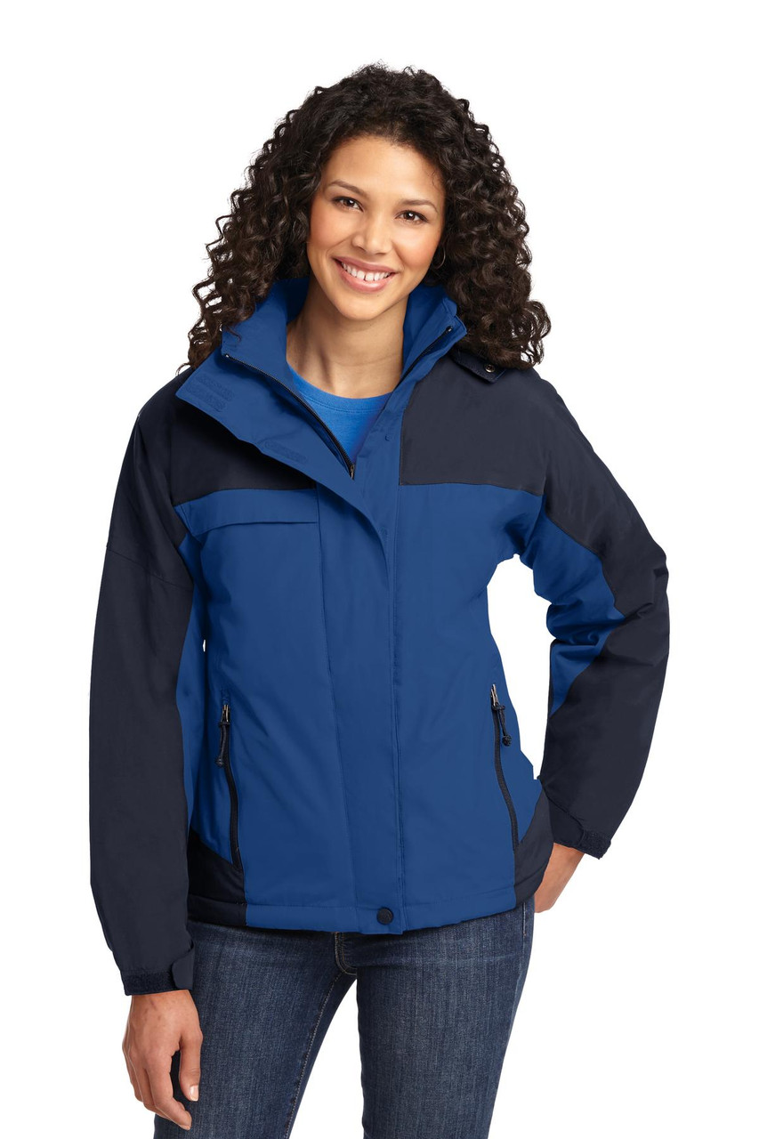 Port Authority® Ladies Nootka Jacket.  L792 Regatta Blue/ Navy