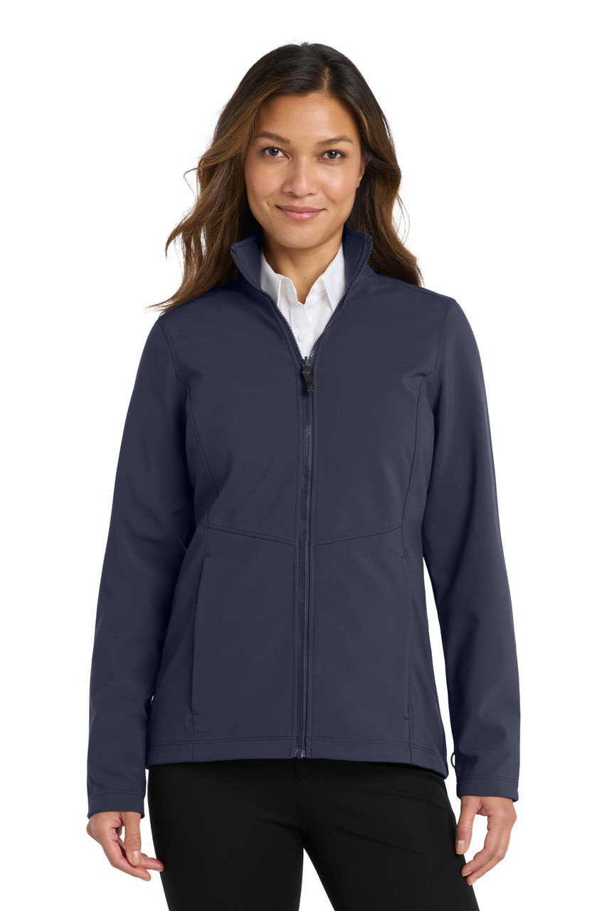 Port Authority ® Women's Collective Soft Shell Jacket. L901 River Blue Navy