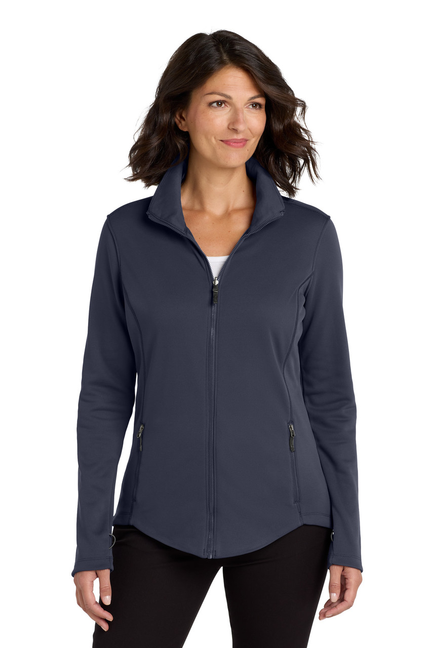 Port Authority ® Women's Collective Smooth Fleece Jacket. L904 River Blue Navy