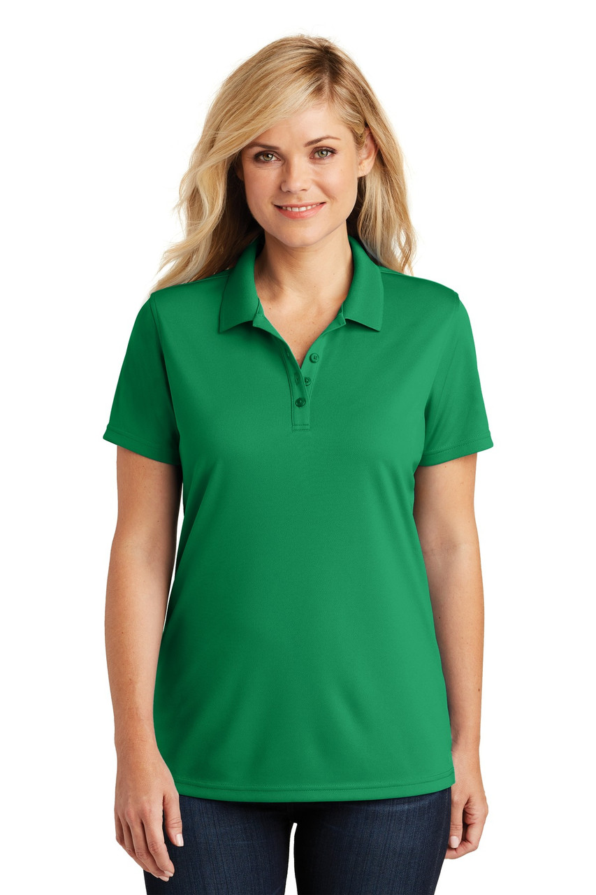 Port Authority® Ladies Dry Zone® UV Micro-Mesh Polo. LK110 Bright Kelly Green