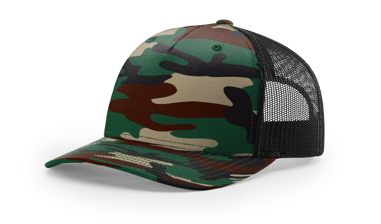 Richardson 112P Green Camo/Black