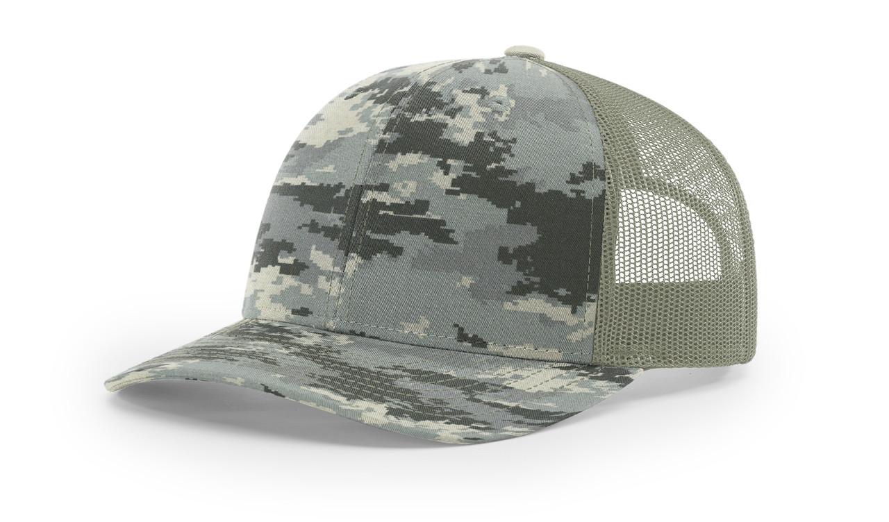 Richardson 112P Digital Camo Light Green