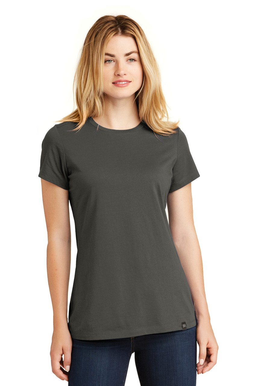 New Era ® Ladies Heritage Blend Crew Tee. LNEA100 Graphite X