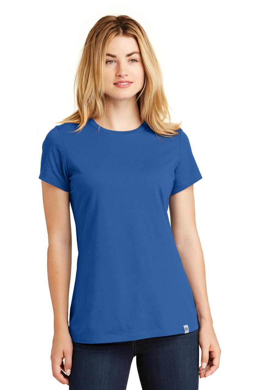 New Era ® Ladies Heritage Blend Crew Tee. LNEA100 Royal