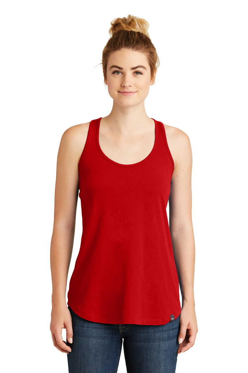 New Era ® Ladies Heritage Blend Racerback Tank. LNEA105 Scarlet