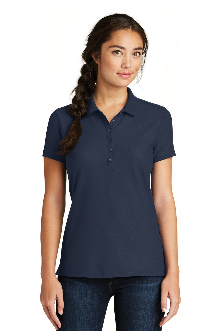 New Era ® Ladies Venue Home Plate Polo. LNEA300 True Navy