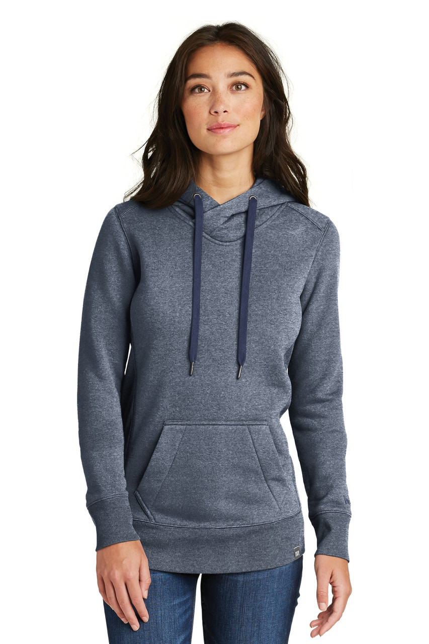 New Era ® Ladies French Terry Pullover Hoodie. LNEA500 True Navy Twist