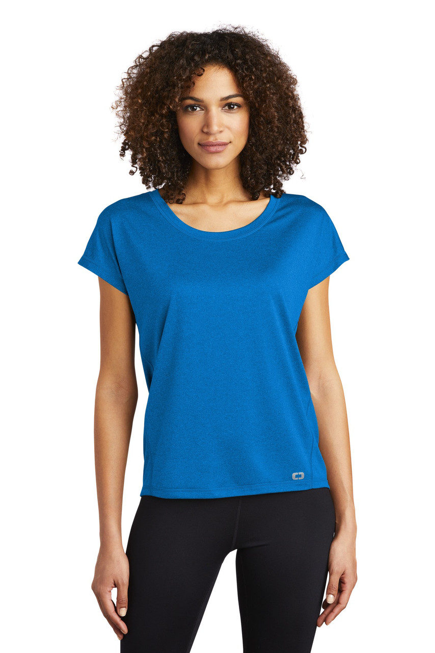 OGIO ® ENDURANCE Ladies Pulse Dolman Tee LOE324 Electric Blue