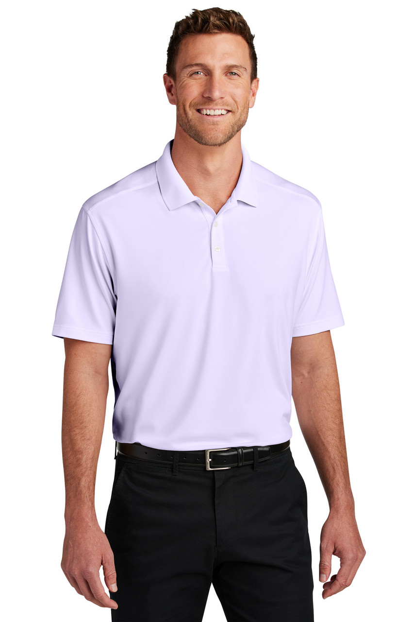 Port Authority® City Stretch Flat Knit Polo K683 Bright Lavender