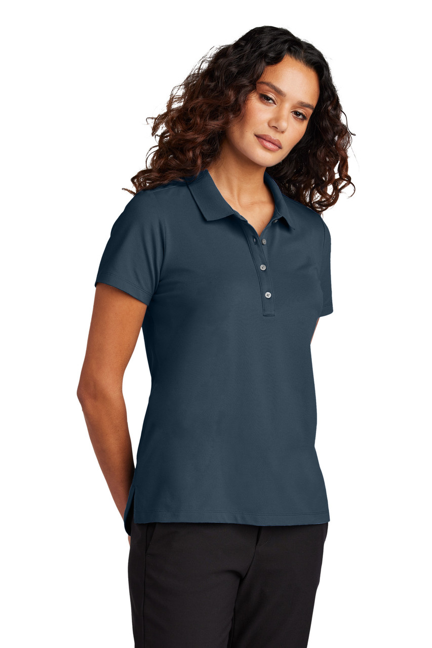 Mercer+Mettle™ Women's Stretch Pique Polo MM1005 Night Navy