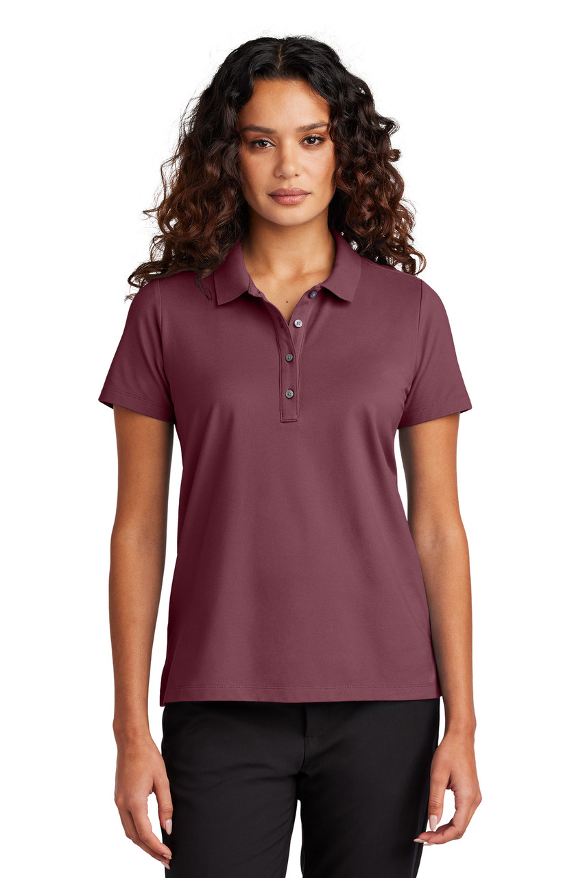 Mercer+Mettle® Women's Stretch Pique Polo MM1005 Rosewood