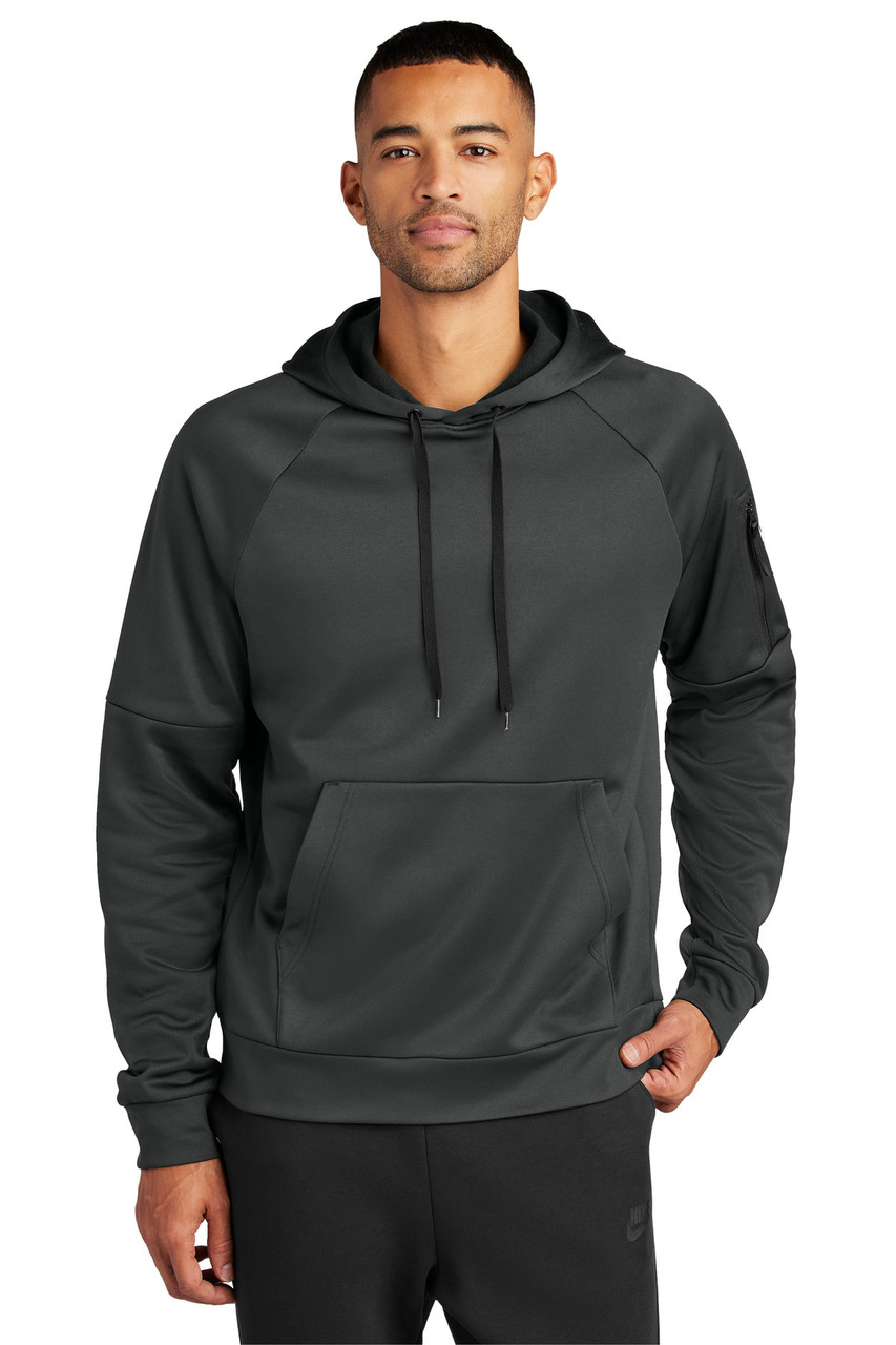 Nike Therma-FIT Pocket Pullover Fleece Hoodie NKFD9735 Anthracite