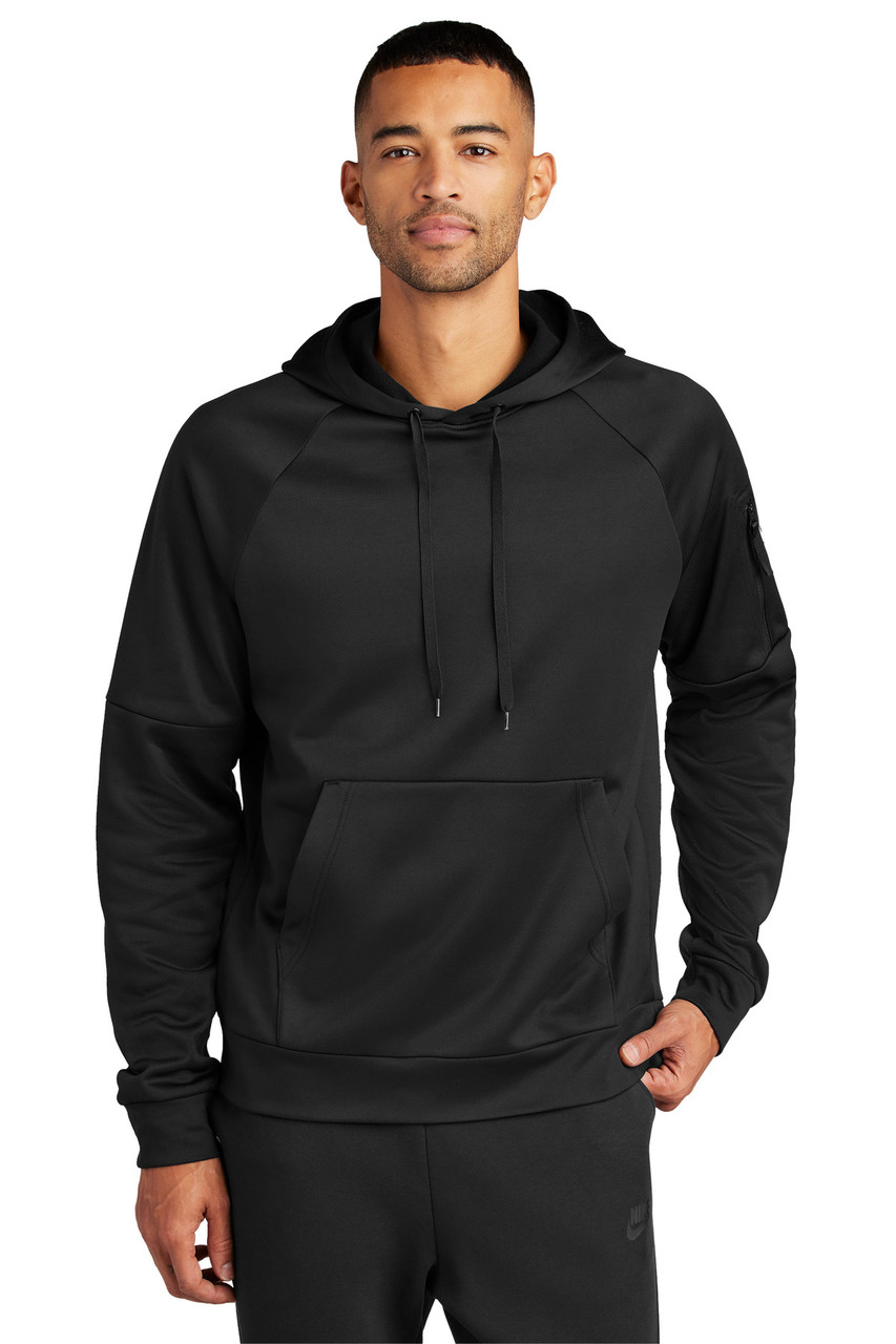 Nike Therma-FIT Pocket Pullover Fleece Hoodie NKFD9735 Black